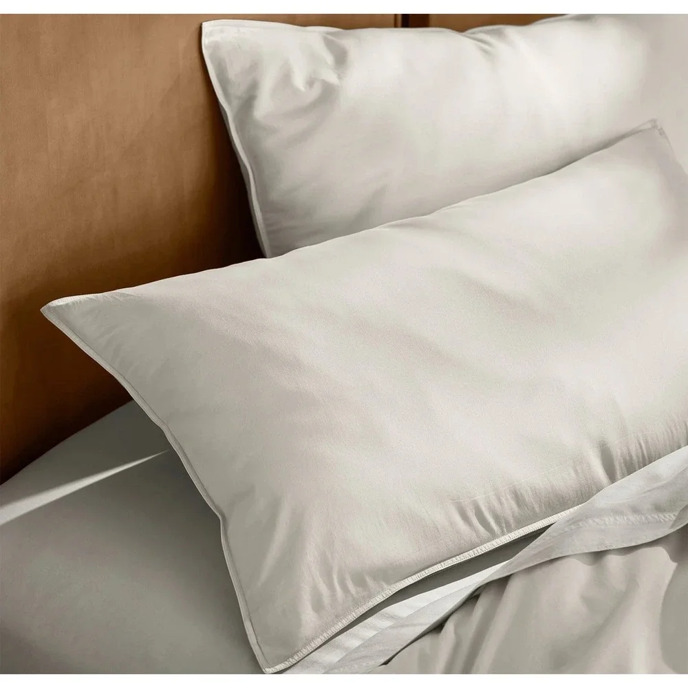 Boll & Branch Signature Vintage Washed Duvet Set F/Q Vintage Mist Blue Gray $379